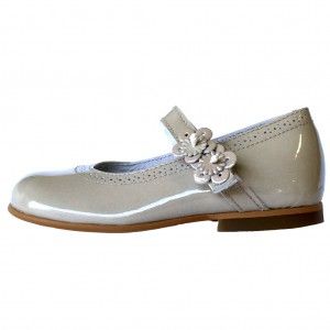 Zapatos de Niña - Merceditas Bambi en Charol Beige