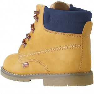 Zapatos de Niño - Bota Bambi Tipo Panamá color Camel y Marino