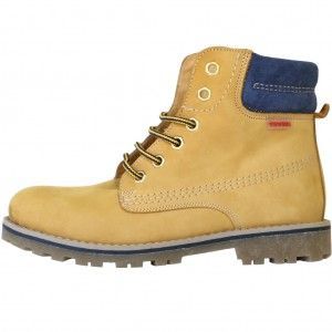 Zapatos de Niño - Bota Yowas color Camel y Marino