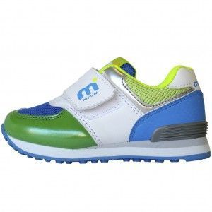 Zapatos de Niño - Deportivo Mistral Verde y Azul