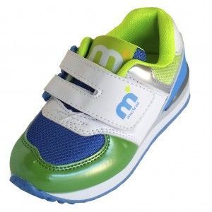 Zapatos de Niño - Deportivo Mistral Verde y Azul