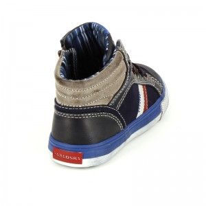 Zapato de Niño - Botín Pablosky Lona Microfibra Navy 937320