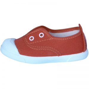 Zapatilla JAVER De Lona Roja Unisex Con Puntera Ref-150