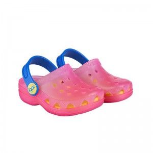 Igor - Zueco POPPY Fucsia Fluor-Turquesa