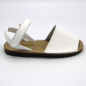 Comprar Saltarines Menorquina-Ibicenca Piel Ref 7501 Blanco