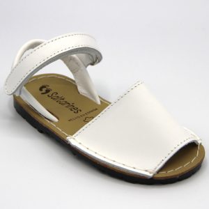 Comprar Saltarines Menorquina-Ibicenca Piel Ref 7501 Blanco